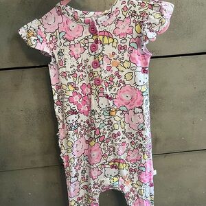 Hello Kitty Bamboo Bamboo Romper 18/24. NWT. Charlie’s project